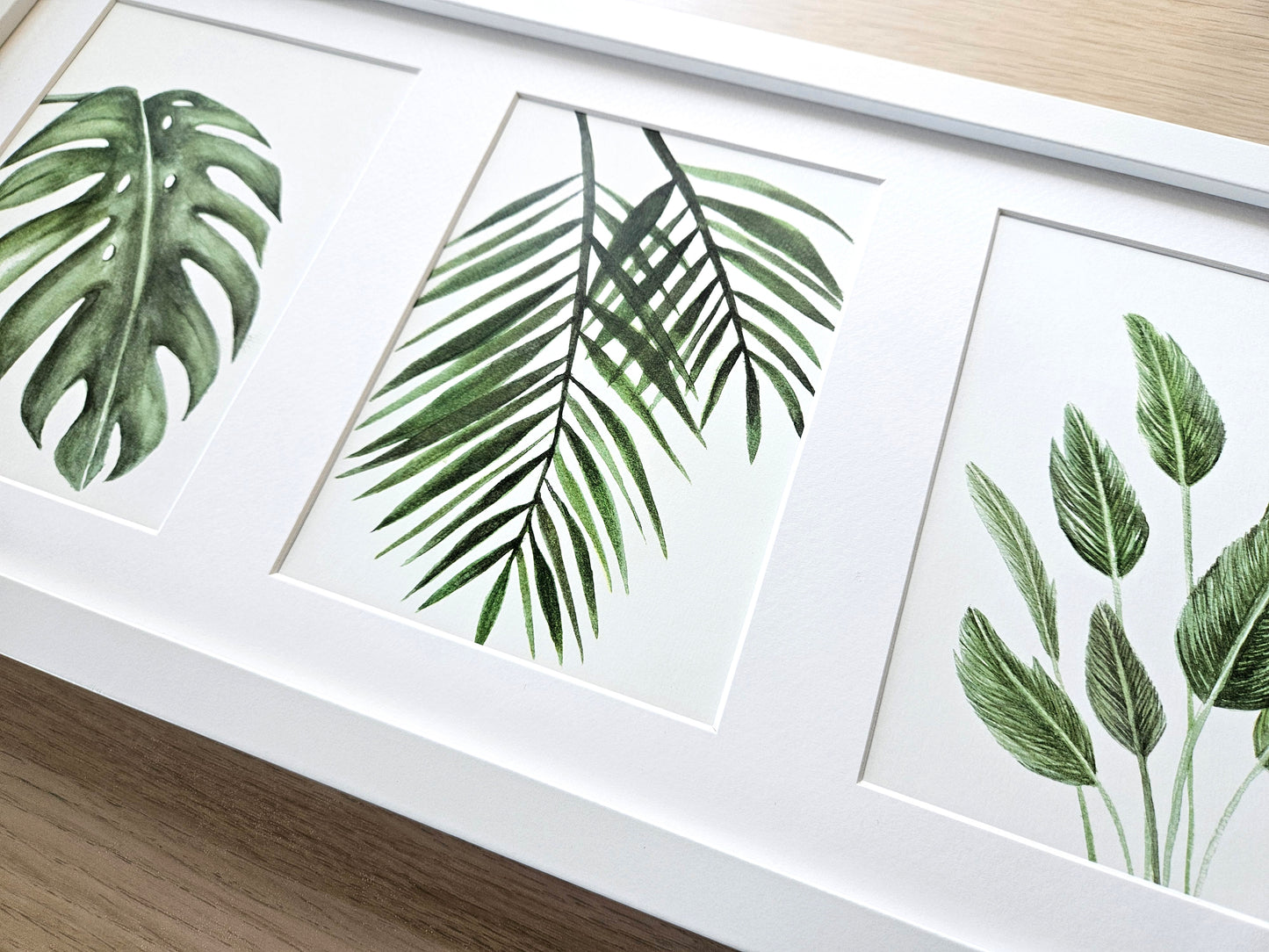 PRINTED WATERCOLOR ART - TRIO