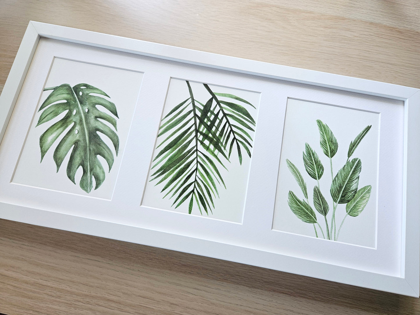PRINTED WATERCOLOR ART - TRIO