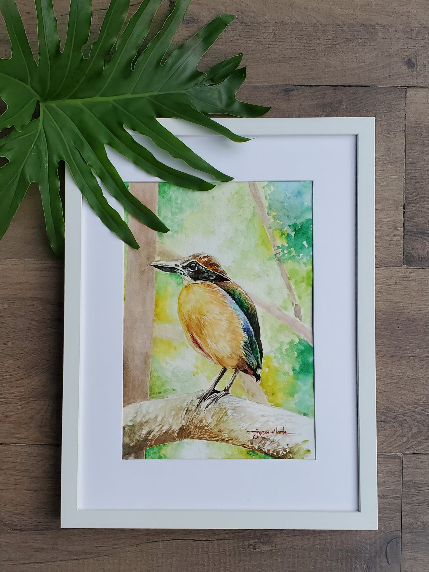 WATERCOLOR ART - KINGFISHER