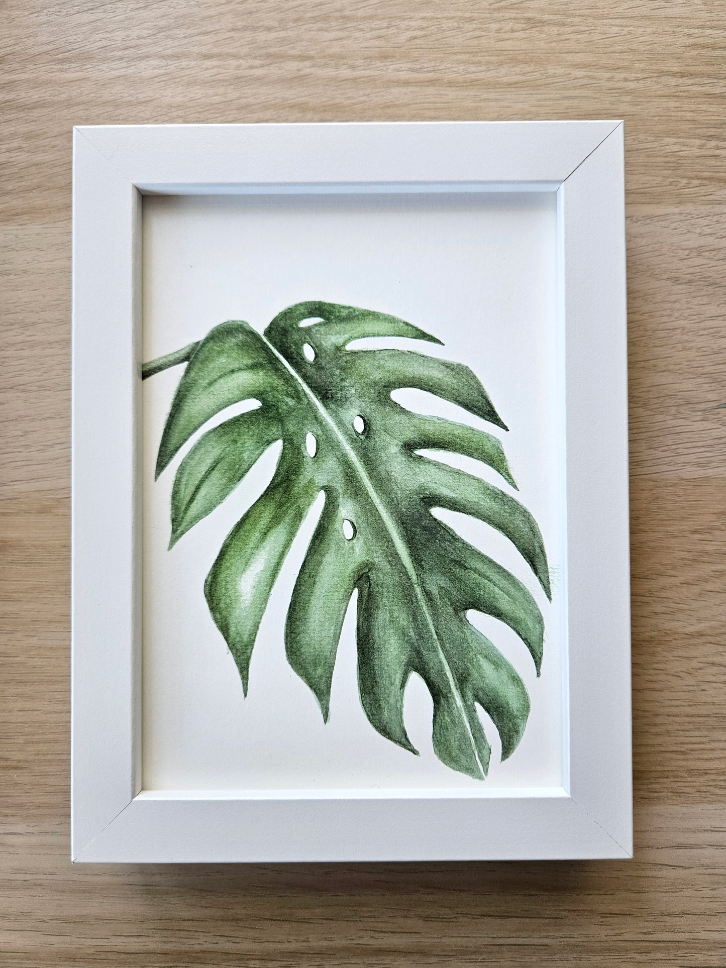 PRINTED WATERCOLOR ART - MONSTERA