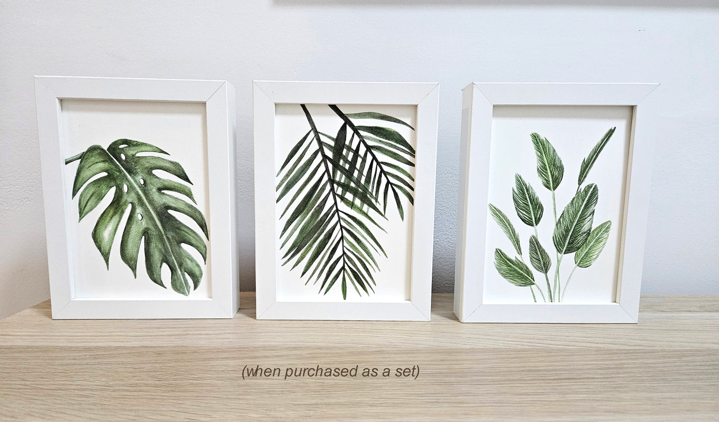 PRINTED WATERCOLOR ART - MONSTERA