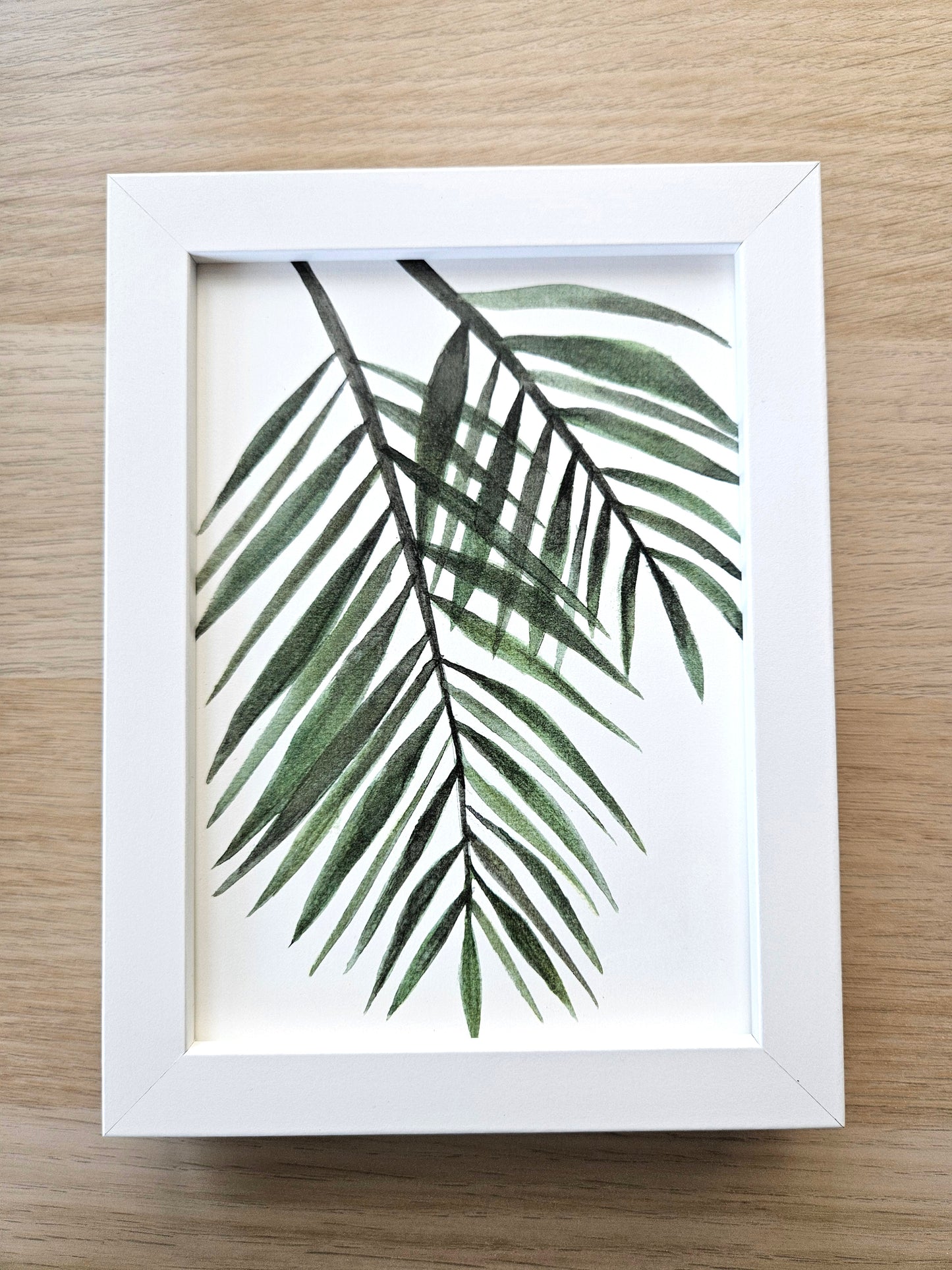 PRINTED WATERCOLOR ART - PALM