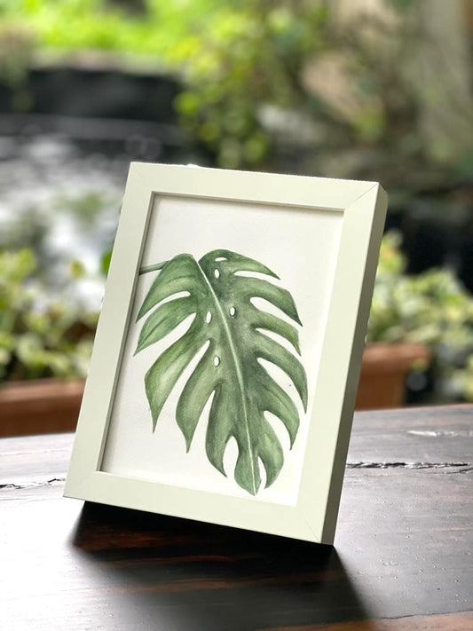 PRINTED WATERCOLOR ART - MONSTERA